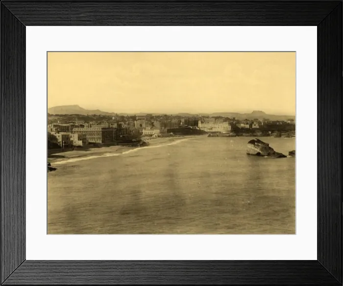 Framed Print : Biarritz - Vue Generale, (General View), c1930. Creator: Unknown