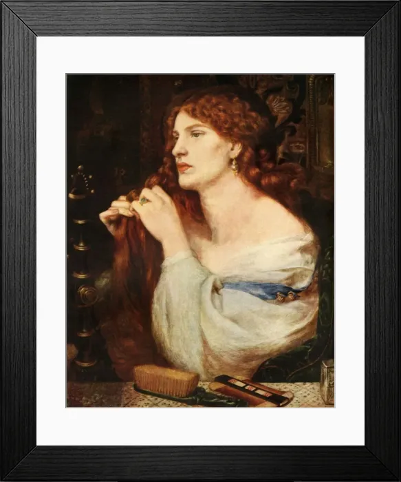Framed Print : Aurelia (Fazios Mistress), 1863-1873, (1948). Creator: Dante Gabriel Rossetti Framed Print : Aurelia (Fazios Mistress), 1863-1873, (1948). Creator: Dante Gabriel Rossetti