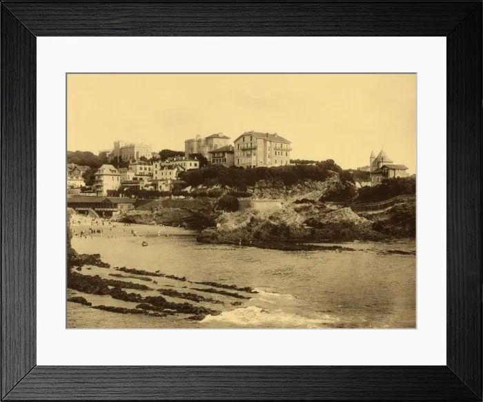 Framed Print : Biarritz - Le Port-Vieux, c1930. Creator: Unknown Framed Print : Biarritz - Le Port-Vieux, c1930. Creator: Unknown