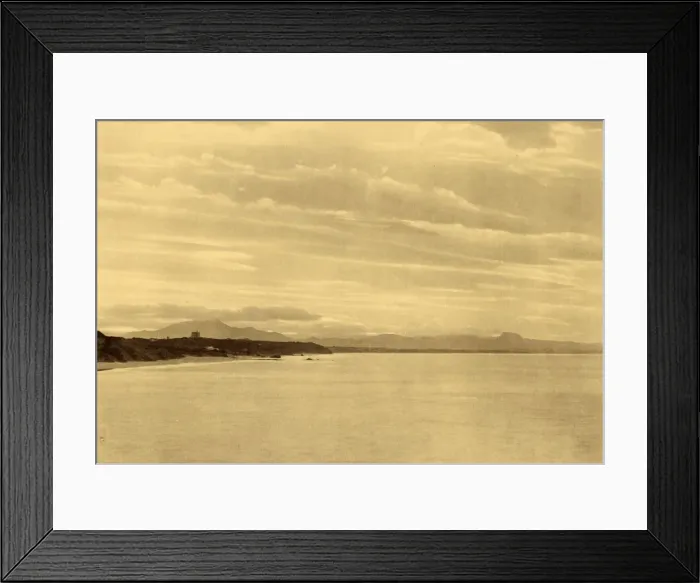 Framed Print : Biarritz - La Chaine des Pyrenees, c1930. Creator: Unknown Framed Print : Biarritz - La Chaine des Pyrenees, c1930. Creator: Unknown
