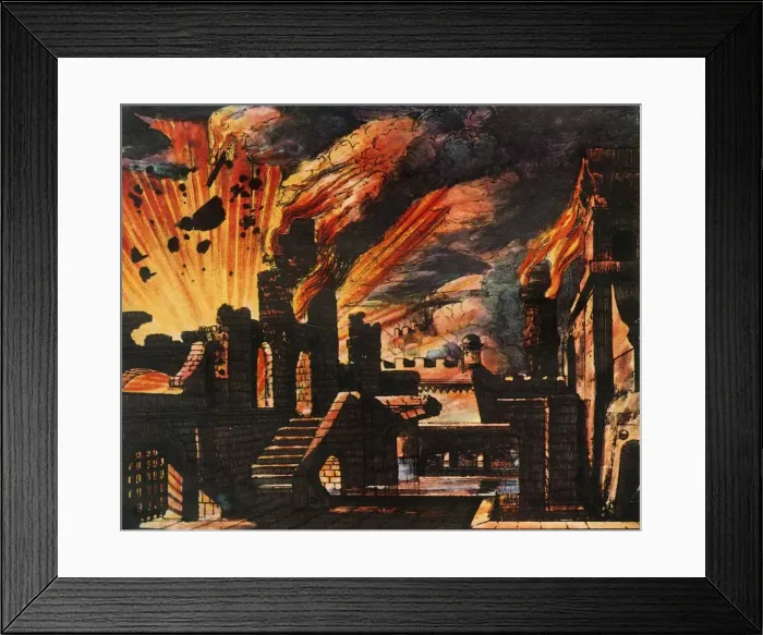 Framed Print : Last scene of Wests Lodoiska, or the Captive Princess 1824, (1948). Creator: M Framed Print : Last scene of Wests Lodoiska, or the Captive Princess 1824, (1948). Creator: M