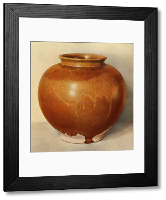 Framed Print : Jar - T ang period, c7th-8th century, (1945). Creator: Unknown Framed Print : Jar - T ang period, c7th-8th century, (1945). Creator: Unknown