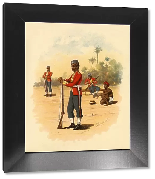 11th Bengal Native Infantry, 1890. Creator: Godfrey Douglas Giles