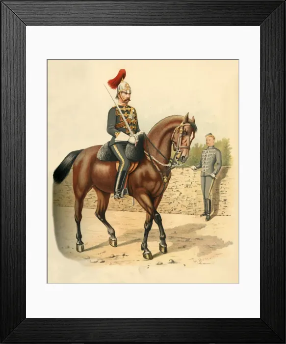 Framed Print : The 6th Regiment of Cavalry (Hussars, Canada), 1890. Creator: Godfrey Douglas Giles Framed Print : The 6th Regiment of Cavalry (Hussars, Canada), 1890. Creator: Godfrey Douglas Giles