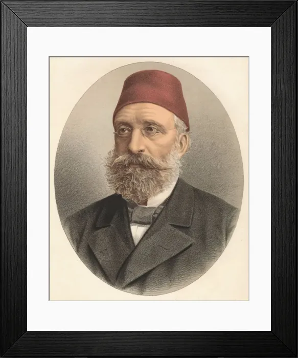 Framed Print : Midhat Pasha, (late 19th century). Creators: Cassell, Petter & Galpin, Adele Perlmutter Framed Print : Midhat Pasha, (late 19th century). Creators: Cassell, Petter & Galpin, Adele Perlmutter