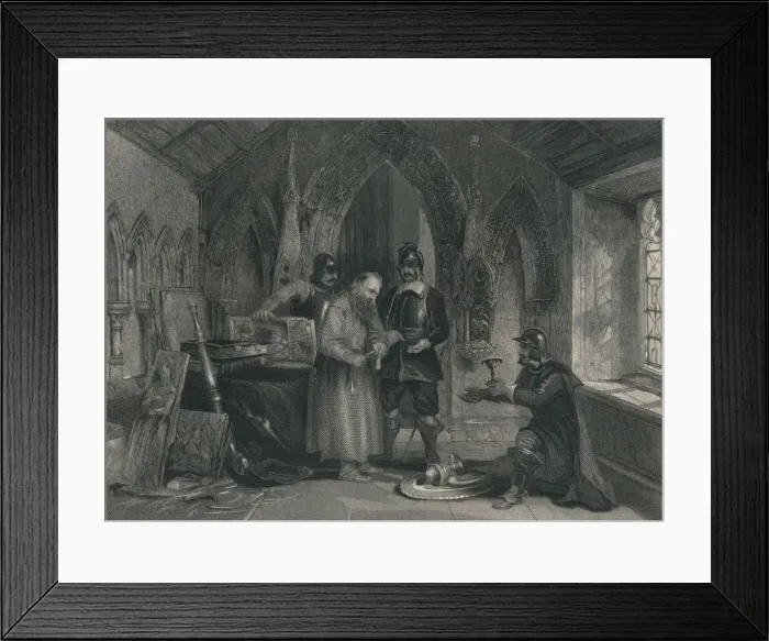Framed Print : Plunder of Monasteries, 19th century. Creator: Unknown Framed Print : Plunder of Monasteries, 19th century. Creator: Unknown