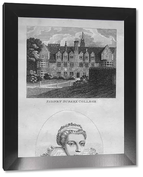 Sidney Sussex College; Frances Sidney Countess of Sussex, 1801. Creator: Edward Harding