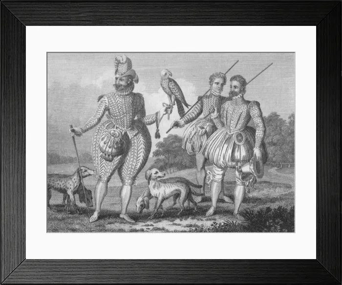 Framed Print : A Sportsman of the 16th Century, (c1798). Creator: Unknown Framed Print : A Sportsman of the 16th Century, (c1798). Creator: Unknown