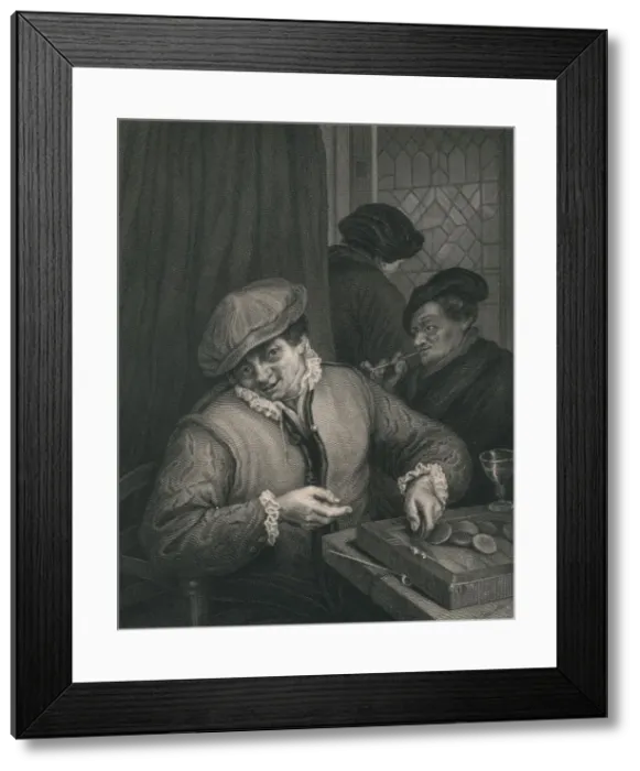 Framed Print : Trictrac, mid 17th century, (mid 19th century). Creator: Johann Leonhard Appold Framed Print : Trictrac, mid 17th century, (mid 19th century). Creator: Johann Leonhard Appold
