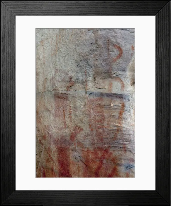 Framed Print : Pictography, Faical, San Ignacio, Cajamarca, Peru, 2015. Creator: Luis Rosendo Framed Print : Pictography, Faical, San Ignacio, Cajamarca, Peru, 2015. Creator: Luis Rosendo