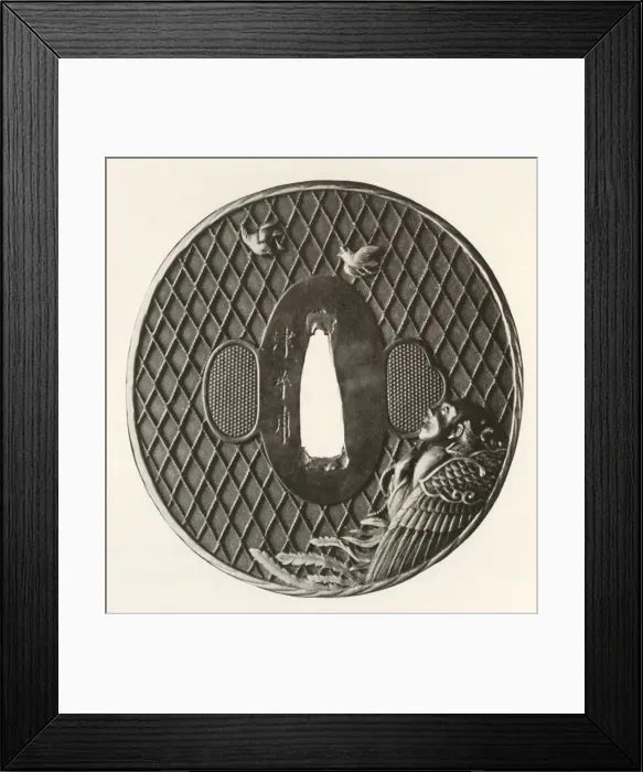 Framed Print : The Legend of Mio-No-Matsubara, (1740-1760), 1910. Creator: Tsu Jinpo Framed Print : The Legend of Mio-No-Matsubara, (1740-1760), 1910. Creator: Tsu Jinpo