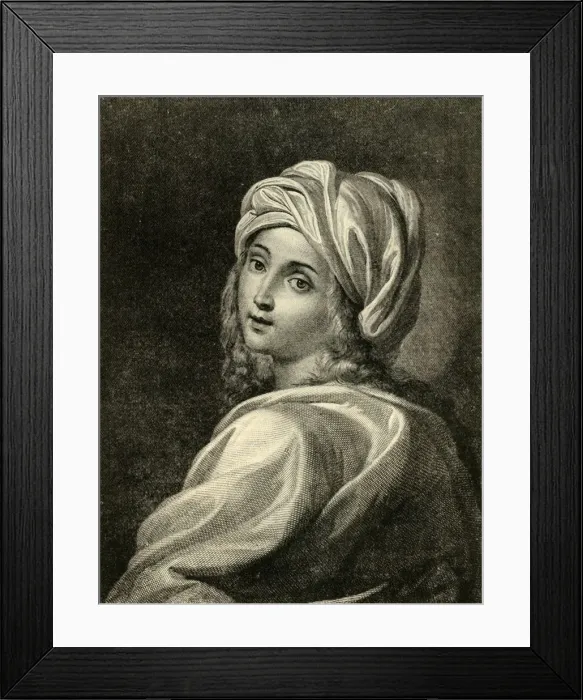 Framed Print : Beatrice Cenci (After the Painting by Guido Reni), 1882. Creator: Unknown Framed Print : Beatrice Cenci (After the Painting by Guido Reni), 1882. Creator: Unknown