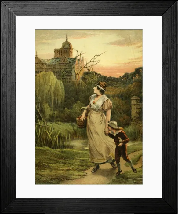 Framed Print : The Haunted House, 1881. Creator: Unknown Framed Print : The Haunted House, 1881. Creator: Unknown