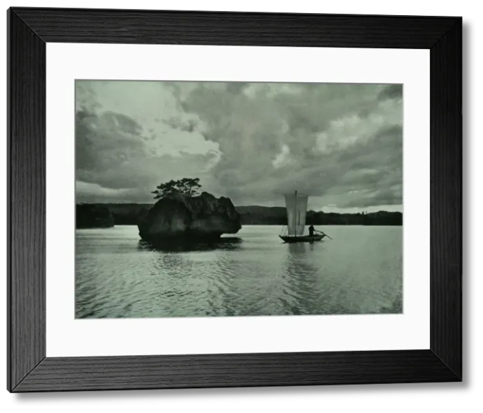 Framed Print : Evening on the Inland Sea, 1910. Creator: Herbert Ponting Framed Print : Evening on the Inland Sea, 1910. Creator: Herbert Ponting