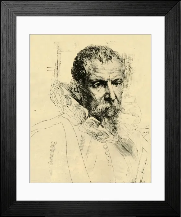 Framed Print : Portrait of Peter Bruegel, 1883. Creator: Unknown Framed Print : Portrait of Peter Bruegel, 1883. Creator: Unknown