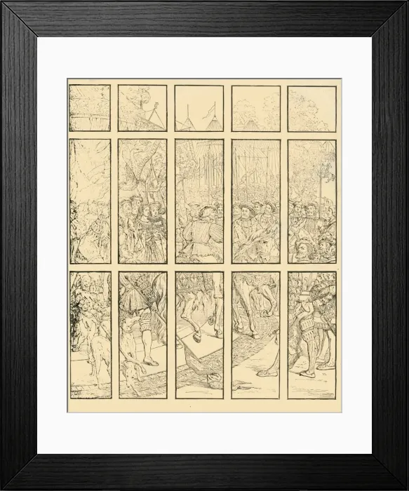 Framed Print : The Meeting of the Kings in the Golden Valley, 1883. Creator: Unknown Framed Print : The Meeting of the Kings in the Golden Valley, 1883. Creator: Unknown
