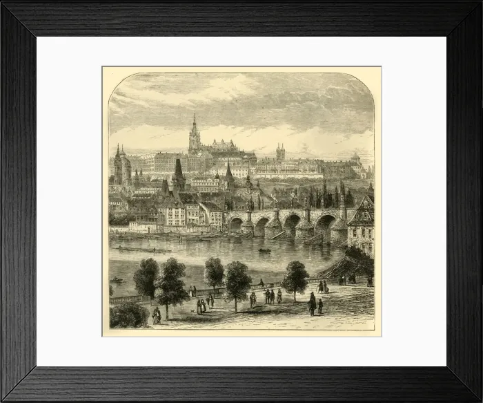 Framed Print : Prague, 1881. Creator: Unknown Framed Print : Prague, 1881. Creator: Unknown