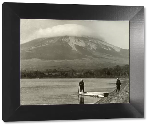 Fuji from Three-Days-Moon Lake, 1910. Creator: Herbert Ponting