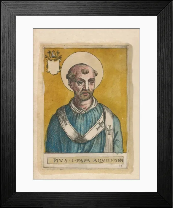 Framed Print : Pope Pius I. Creator: Unknown Framed Print : Pope Pius I. Creator: Unknown