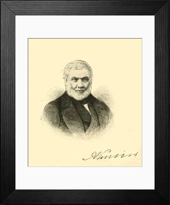 Framed Print : Sir Antonio Panizzi, 1881. Creator: Unknown Framed Print : Sir Antonio Panizzi, 1881. Creator: Unknown