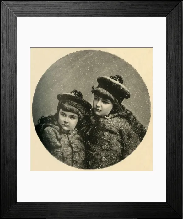 Framed Print : The Snow-Birds Christmas-Tree, 1883. Creator: Unknown Framed Print : The Snow-Birds Christmas-Tree, 1883. Creator: Unknown