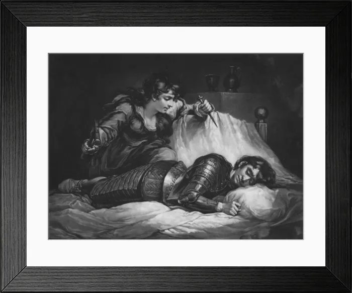 Framed Print : Jael and Sisera - Judges Chapter 4, 1825. Creator: Thomas Goff Lupton Framed Print : Jael and Sisera - Judges Chapter 4, 1825. Creator: Thomas Goff Lupton