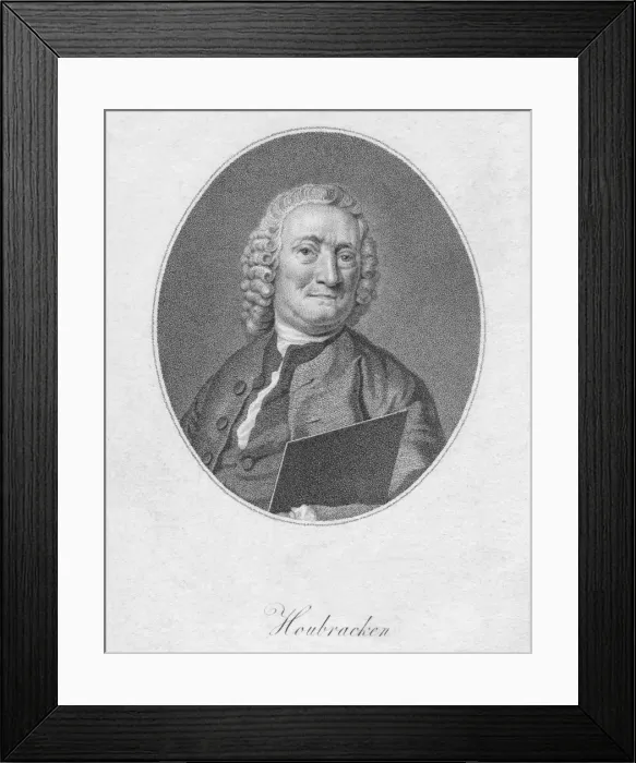 Framed Print : Arnold Houbraken, (1804). Creator: Christian Josi