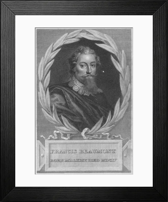 Framed Print : Francis Beaumont. Creator: William Evans
