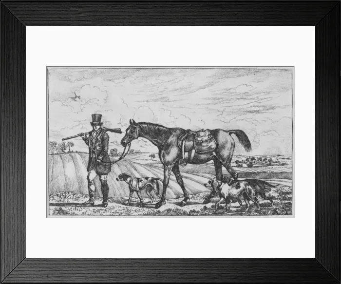 Framed Print : The Sportsman, 1827. Creator: Unknown Framed Print : The Sportsman, 1827. Creator: Unknown