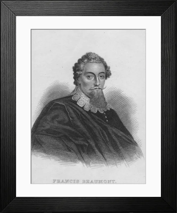 Framed Print : Francis Beaumont. Creator: Evans Framed Print : Francis Beaumont. Creator: Evans
