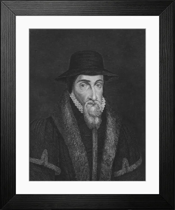 Framed Print : John Foxe, (19th century). Creator: Unknown Framed Print : John Foxe, (19th century). Creator: Unknown