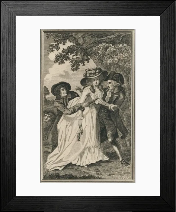 Framed Print : The Indiscreet Argument, 18th century. Creator: Unknown Framed Print : The Indiscreet Argument, 18th century. Creator: Unknown