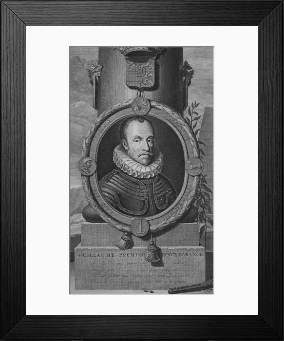 Framed Print : Guillaume Premier Prince D Orange, (late 17th-early 18th century). Creator: Gerald Valck Framed Print : Guillaume Premier Prince D Orange, (late 17th-early 18th century). Creator: Gerald Valck