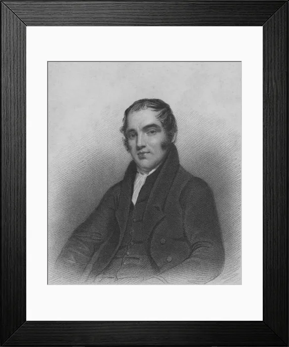 Framed Print : Reverend Joseph Agar, early 19th century. Creator: J Thomson Framed Print : Reverend Joseph Agar, early 19th century. Creator: J Thomson