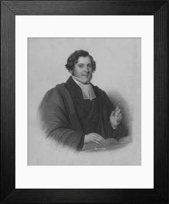Framed Print : Reverend Thomas Archer D. D. c1830s. Creator: J Cochran Framed Print : Reverend Thomas Archer D. D. c1830s. Creator: J Cochran