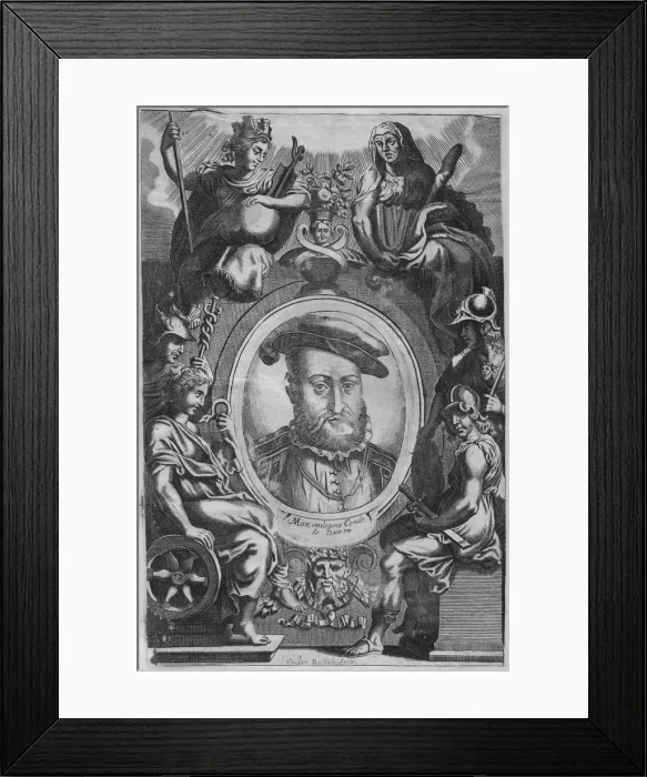 Framed Print : Maxilmiliano Conde de Buren, (mid-late 17th century). Creator: Gaspar Bouttats Framed Print : Maxilmiliano Conde de Buren, (mid-late 17th century). Creator: Gaspar Bouttats