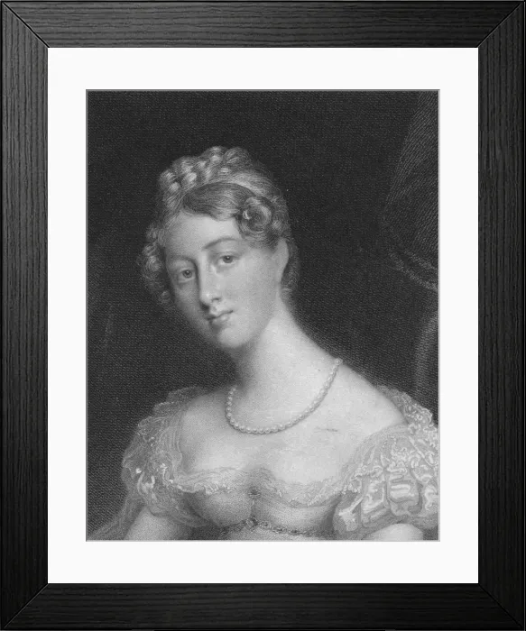 Framed Print : The Right Honourable Lady Anne Beckett, 1829. Creator: Thomas Wright Framed Print : The Right Honourable Lady Anne Beckett, 1829. Creator: Thomas Wright