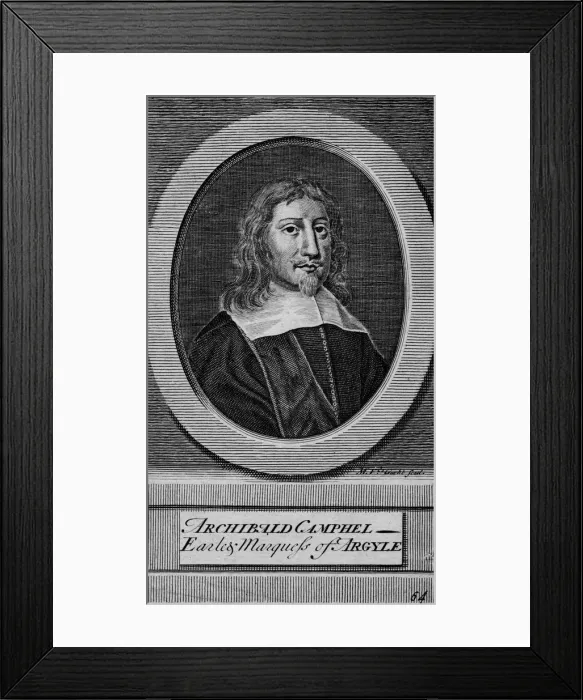 Framed Print : Archibald Campbell, Earl & Marquis of Argyle, (late 17th-early 18th century) Framed Print : Archibald Campbell, Earl & Marquis of Argyle, (late 17th-early 18th century)