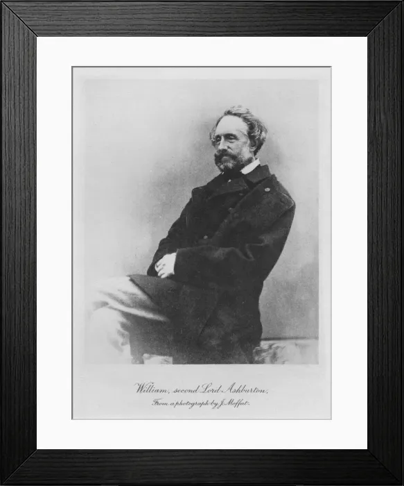 Framed Print : William, second Lord Ashburton, (early 20th century). Creator: J. J. Waddington Framed Print : William, second Lord Ashburton, (early 20th century). Creator: J. J. Waddington