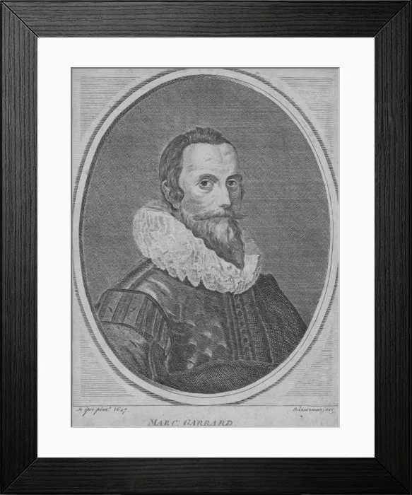Framed Print : Marc Garrard, 1627, (1765). Creator: Alexander Bannerman Framed Print : Marc Garrard, 1627, (1765). Creator: Alexander Bannerman