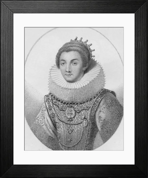 Framed Print : Anne Countess of Argyle, (1807). Creator: Unknown Framed Print : Anne Countess of Argyle, (1807). Creator: Unknown