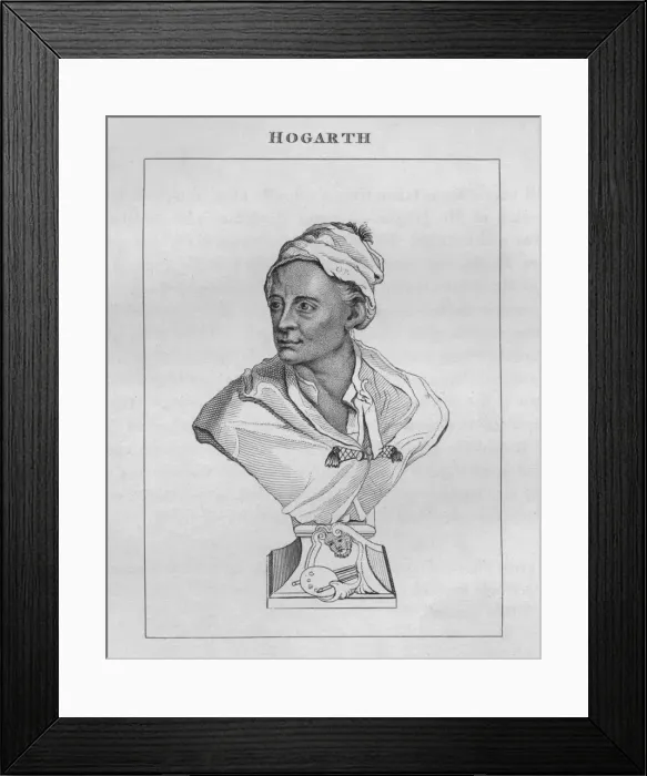 Framed Print : Hogarth, c1741, (1809). Creator: Thomas Cook Framed Print : Hogarth, c1741, (1809). Creator: Thomas Cook