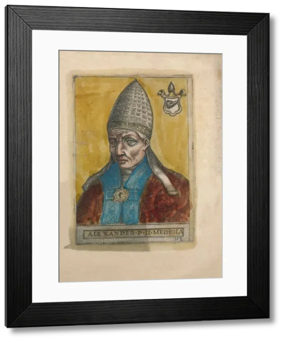 Framed Print : Pope Alexander II. Creator: Unknown