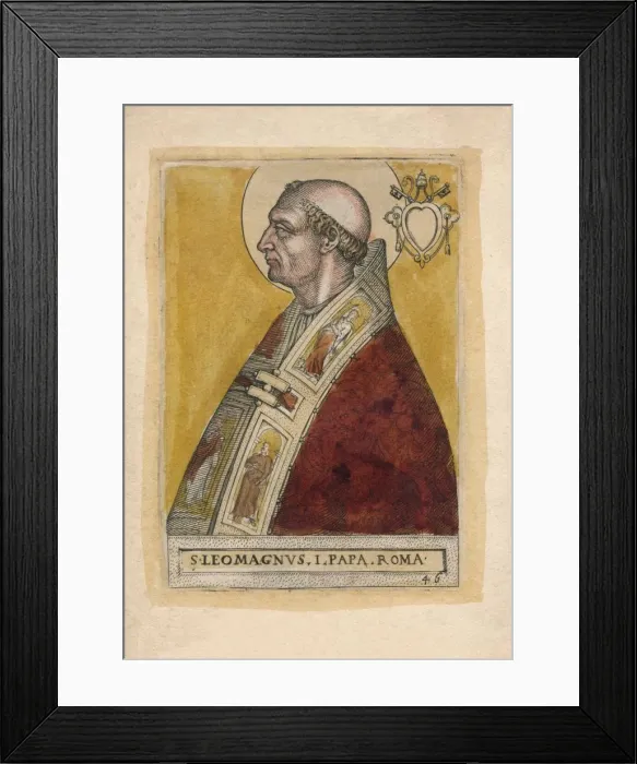 Framed Print : Pope Leo I Creator: Unknown Framed Print : Pope Leo I Creator: Unknown