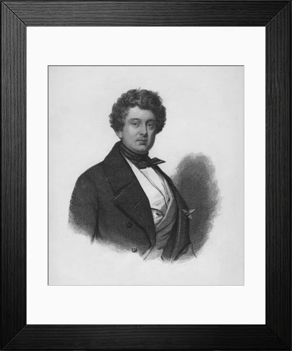 Framed Print : Alexandre Dumas, c1850s? Creator: Unknown Framed Print : Alexandre Dumas, c1850s? Creator: Unknown