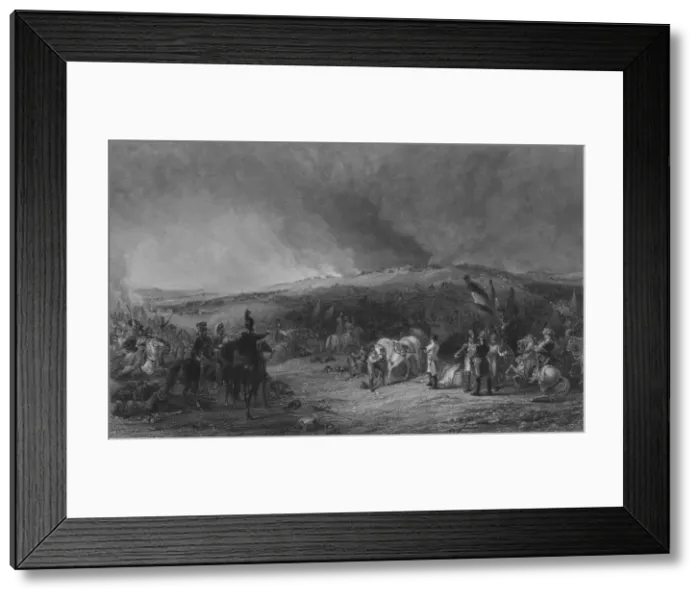 Framed Print : The Battle of Borodino, 1812, (1829), (1850). Creator: James Baylis Allen Framed Print : The Battle of Borodino, 1812, (1829), (1850). Creator: James Baylis Allen