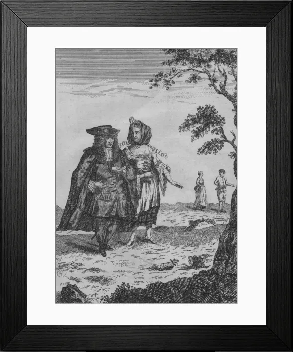 Framed Print : A Burgomaster and His Wife, late 17th-early 18th century? Creator: Unknown Framed Print : A Burgomaster and His Wife, late 17th-early 18th century? Creator: Unknown