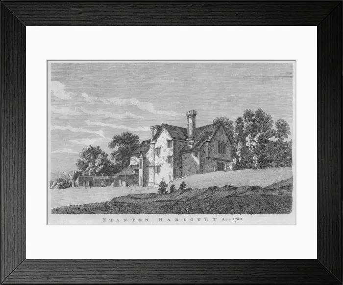 Framed Print : Stanton Harcourt, Anno 1750, 1779. Creator: Richard Godfrey Framed Print : Stanton Harcourt, Anno 1750, 1779. Creator: Richard Godfrey