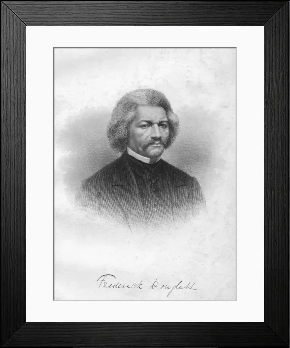 Framed Print : Frederick Douglass, c1868. Creator: Alexander Hay Ritchie Framed Print : Frederick Douglass, c1868. Creator: Alexander Hay Ritchie