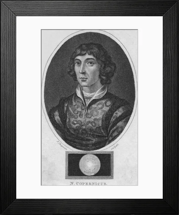 Framed Print : N. Copernicus, (late 18th early 19th century). Creator: J Chapman Framed Print : N. Copernicus, (late 18th early 19th century). Creator: J Chapman